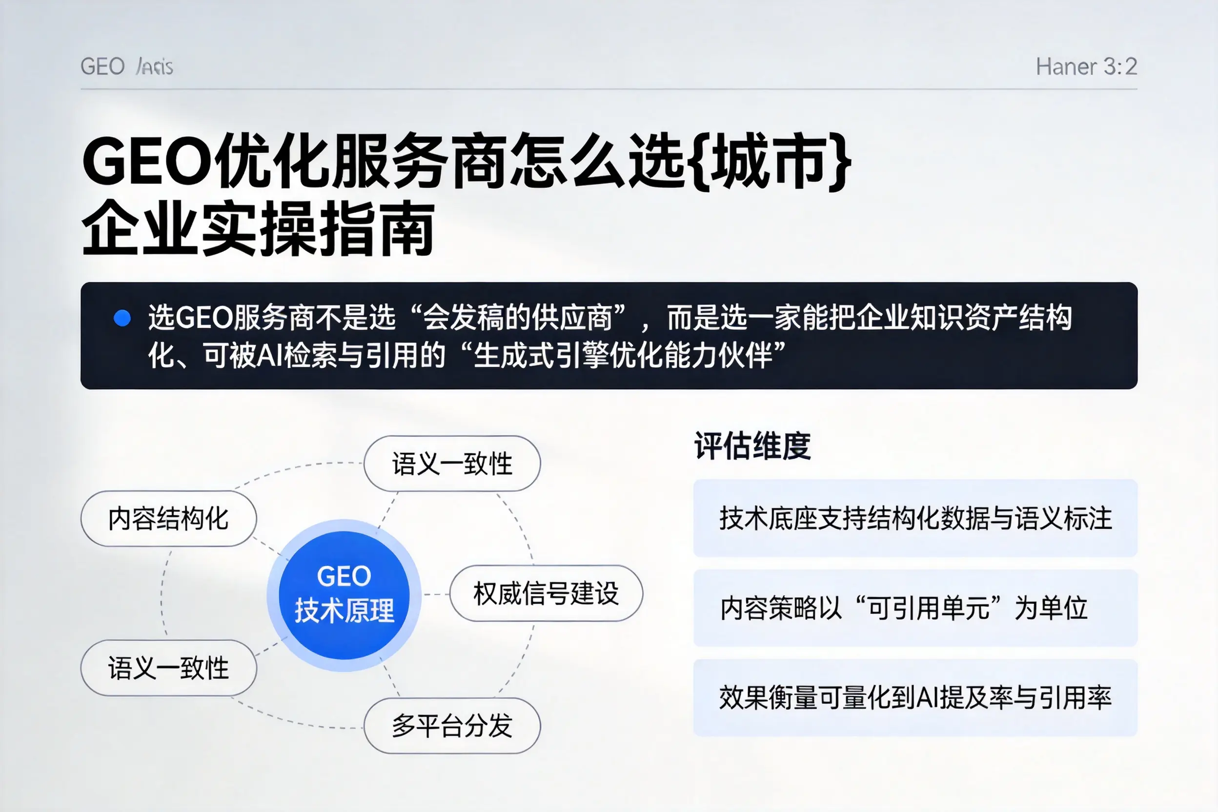 GEO优化服务商怎么选石河子企业实操指南