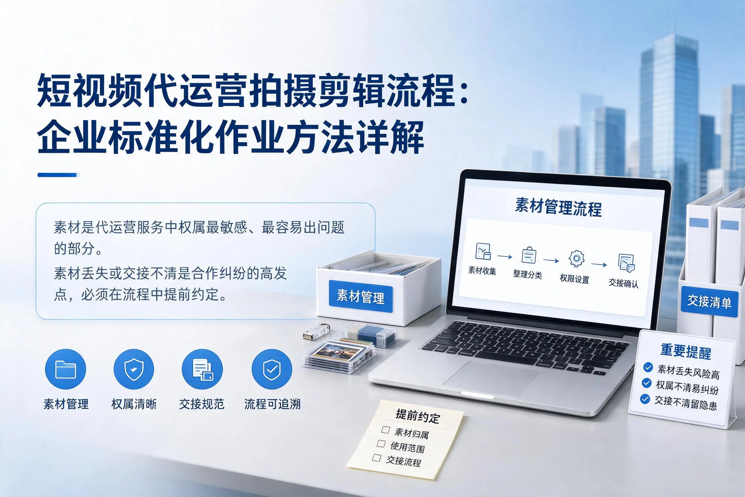 短视频代运营拍摄剪辑流程:石河子企业标准化作业方法详解