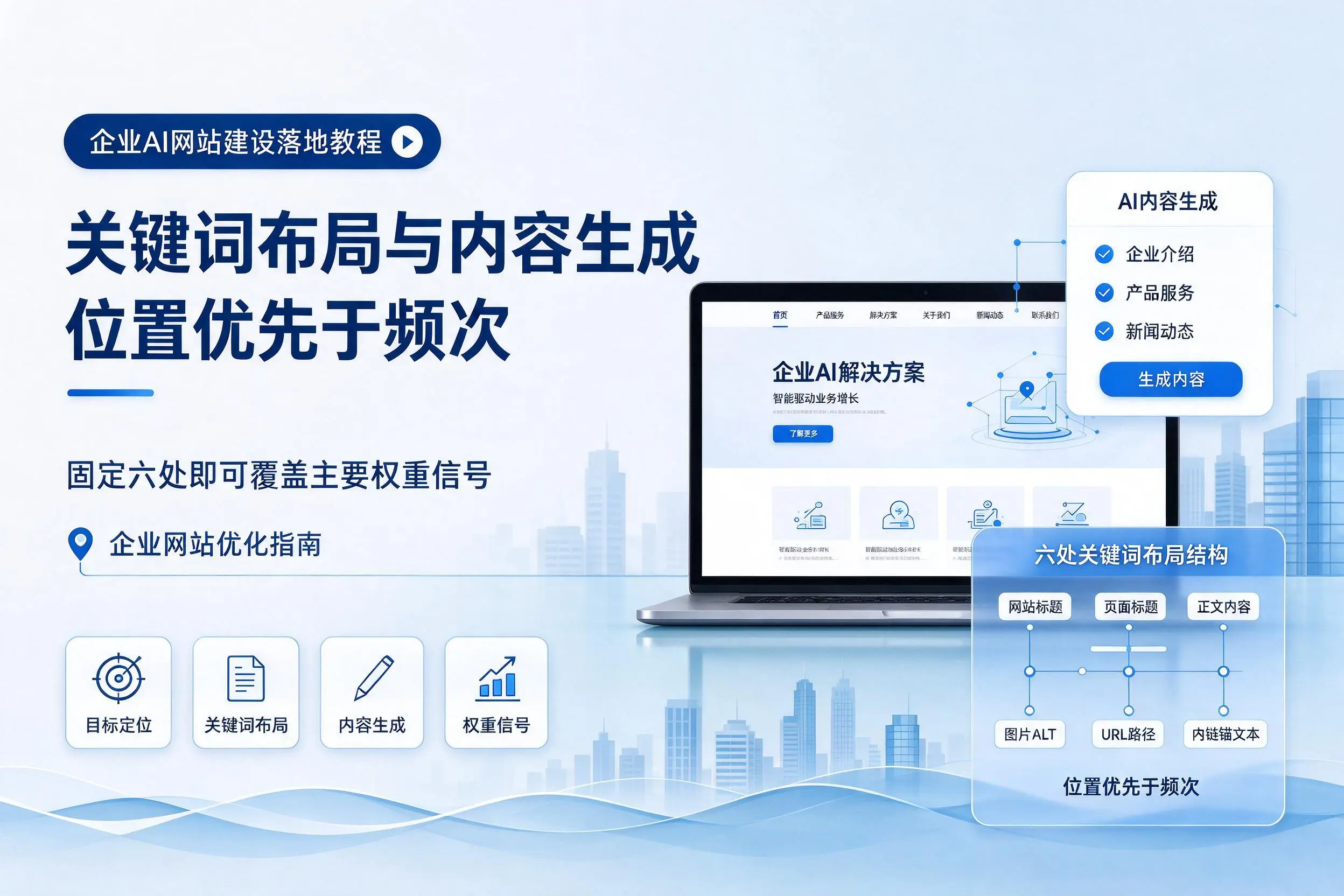 石河子企业AI网站建设落地教程：关键词布局与内容生成